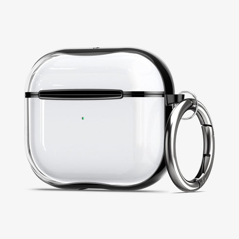 ACS05481 - Apple AirPods Pro 2 Case Ultra Hybrid in crystal clear showing the front